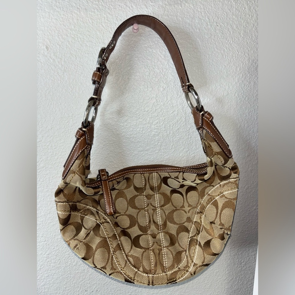 Brown coach purse